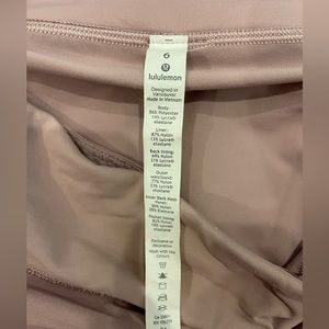 Lulu Lemon light pink skirt